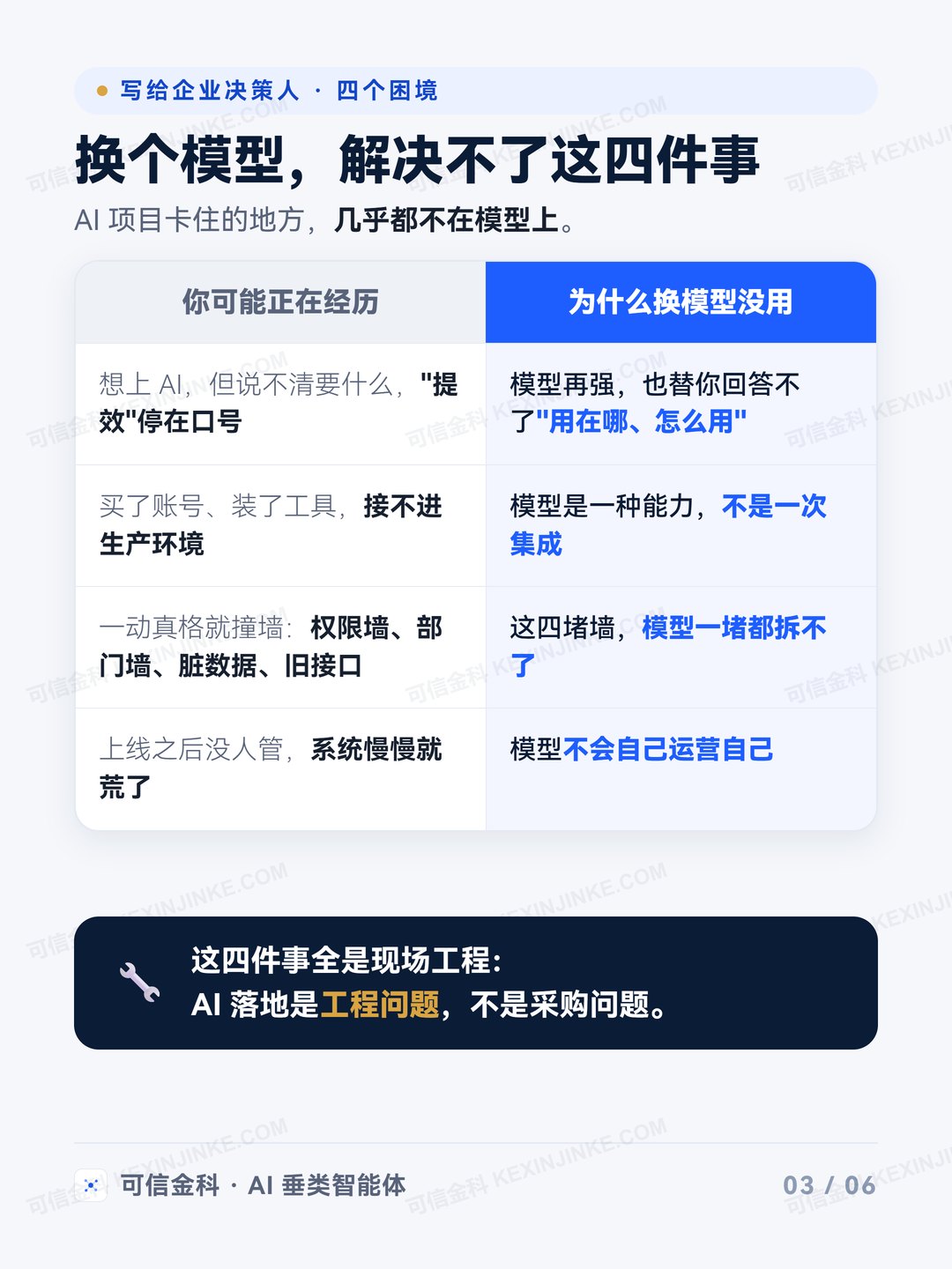 换个模型,解决不了这四件事